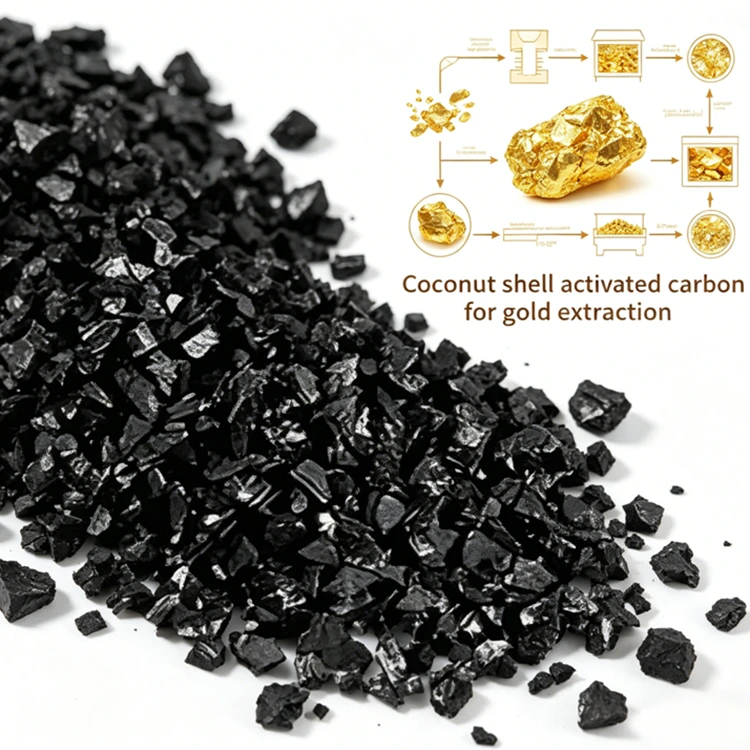 1300 Iodine Value Coconut Shell Carbon para sa Gold Recovery