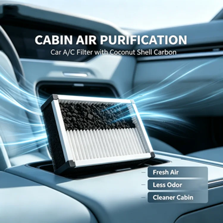 Na-activate na Carbon Layer ng Air Filter ng Kotse