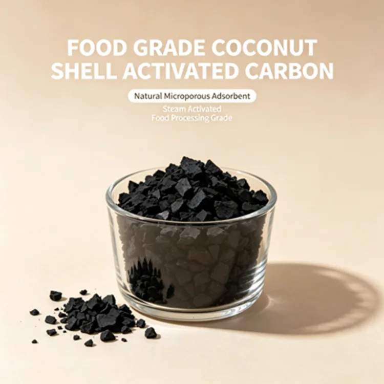 Coconut Shell Activated Carbon para sa Pagproseso ng Pagkain