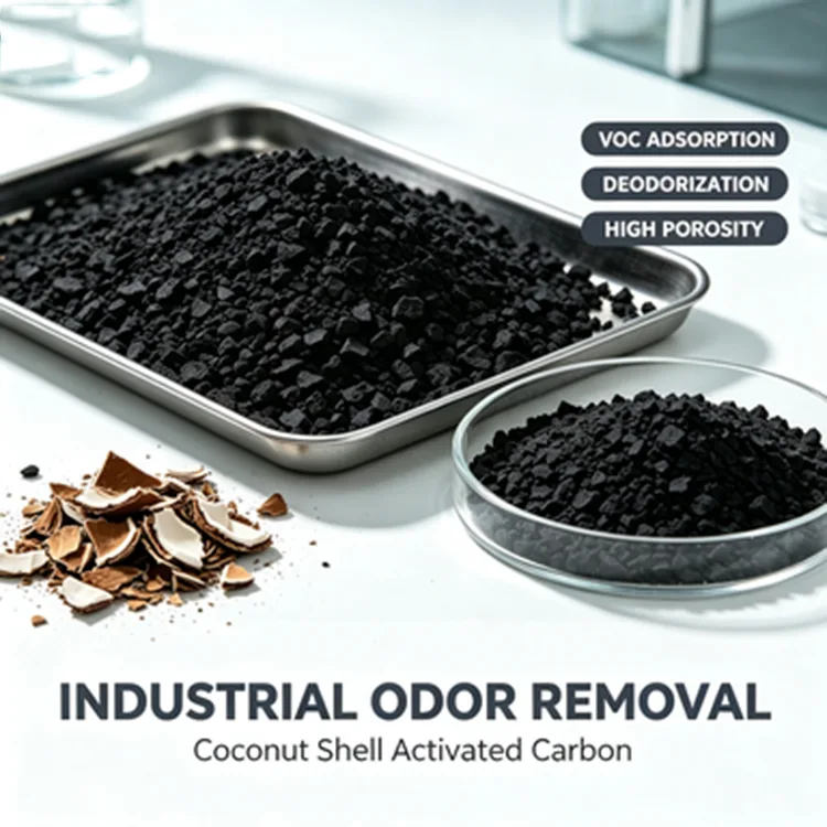 Nagde-deodorize ng Coconut Shell Activated Carbon para sa Factory Use
