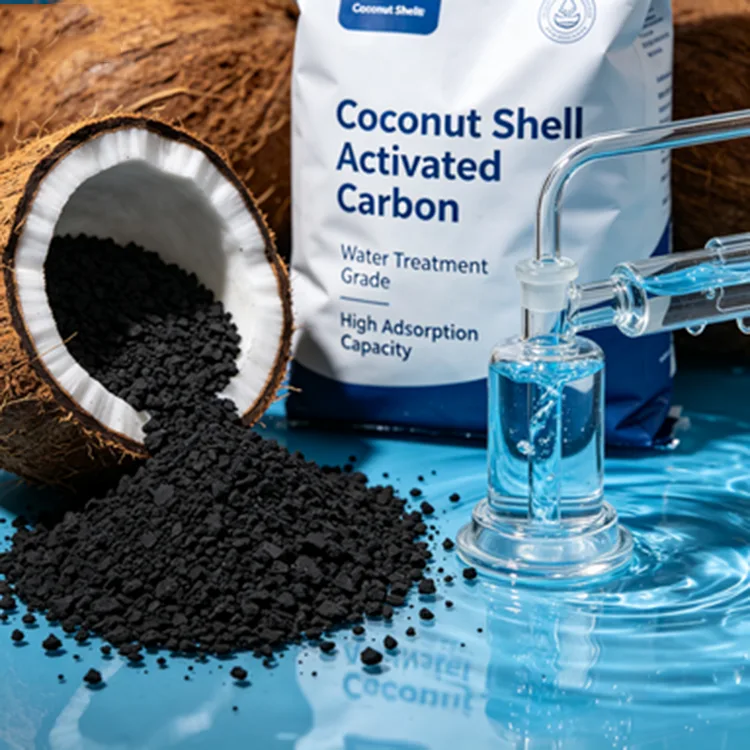 High Purity Coconut Shell Carbon para sa Industrial Sewage Purification